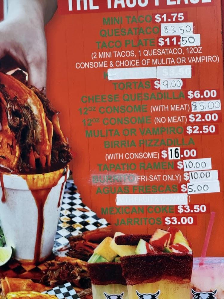 The Taco Place Birria Menu image 1