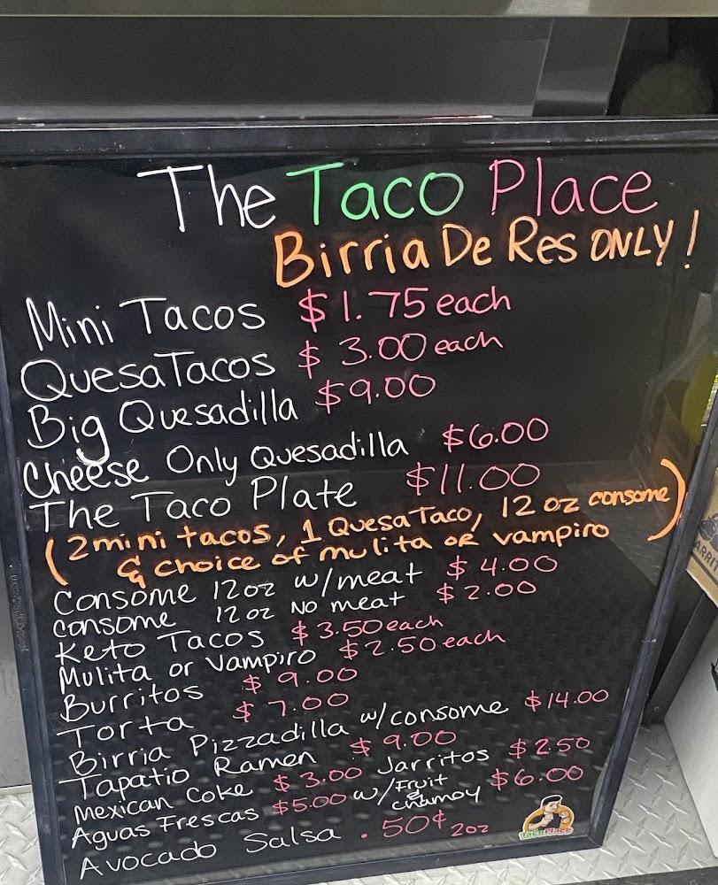 The Taco Place Birria Menu image 2